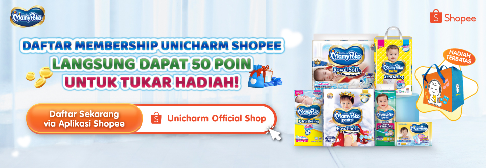 Daftar MemberShip Unicharm Shopee