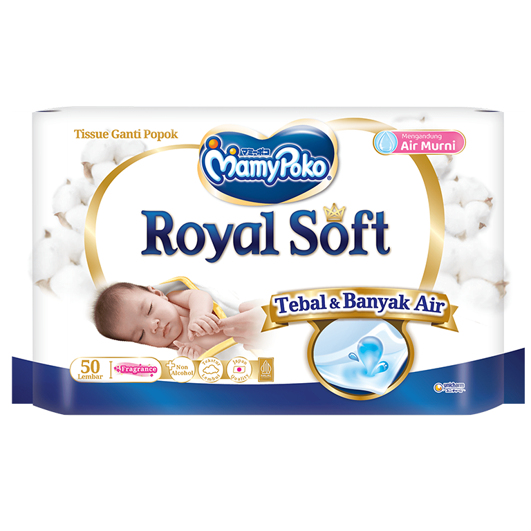 Tissu Basah Bayi Premium 