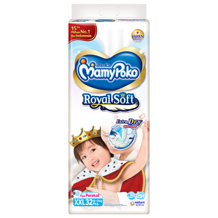 MamyPoko Royal Soft Tape Ukuran XXL